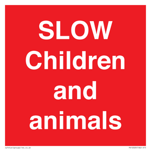 SLOW Children and animals